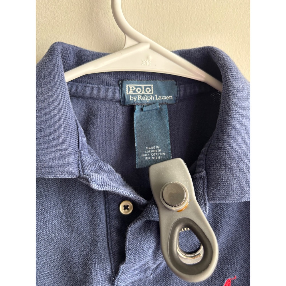 Polo Ralph Lauren Navy Blue Polo Shirt Kids 4T - Picture 6 of 7